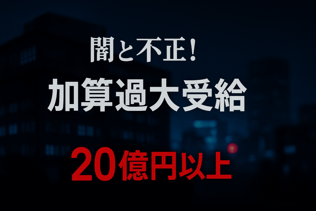 絆ホールディングスの闇！20億円以上の加算過大受給の疑いを徹底解説